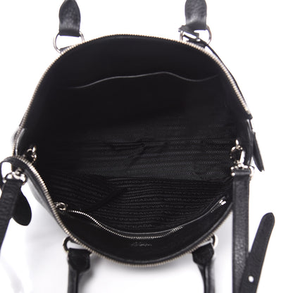 Prada Vitello Phenix Tote Black 5 of 10