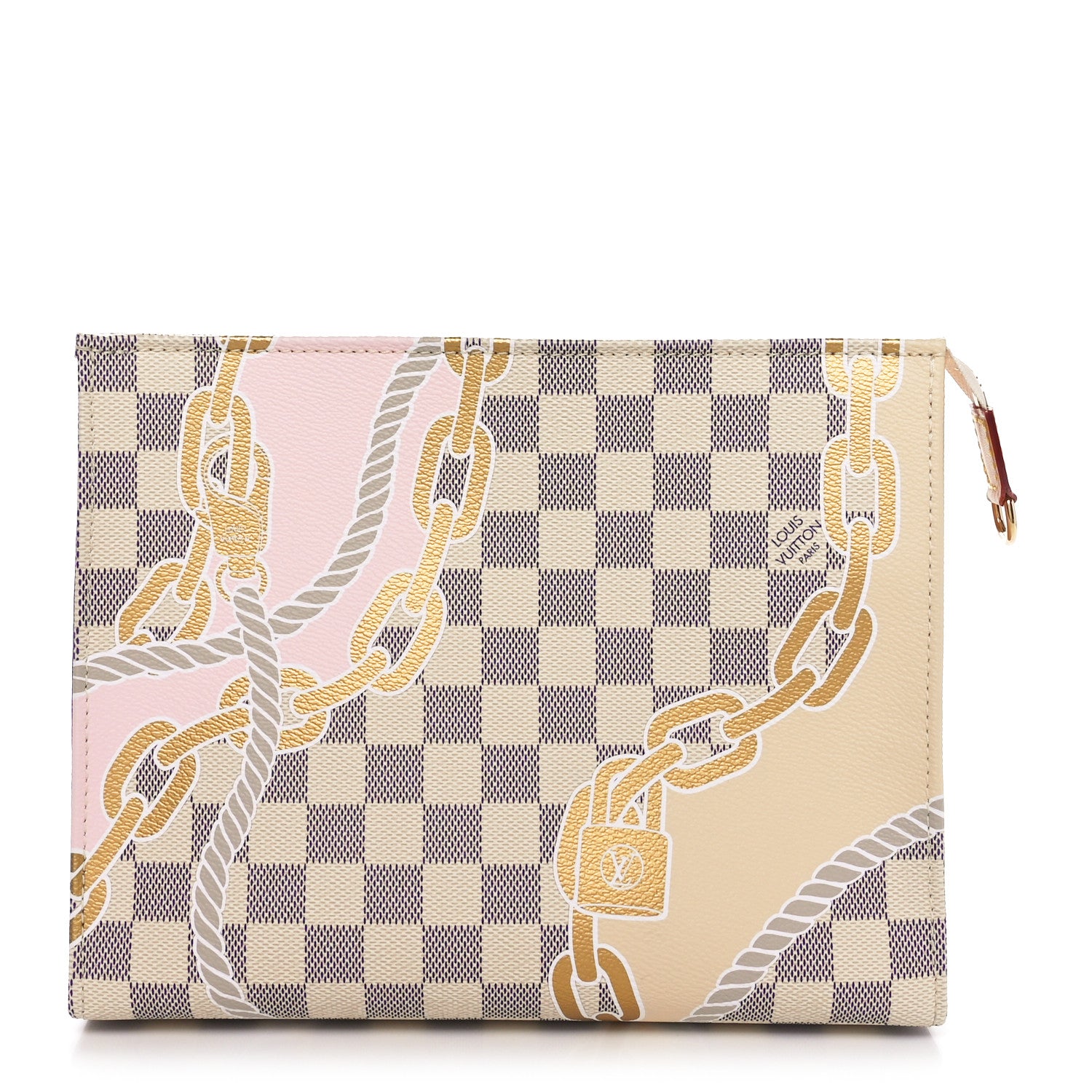 Louis Vuitton Damier Azur Nautical Toiletry Pouch On Chain 1 of 9