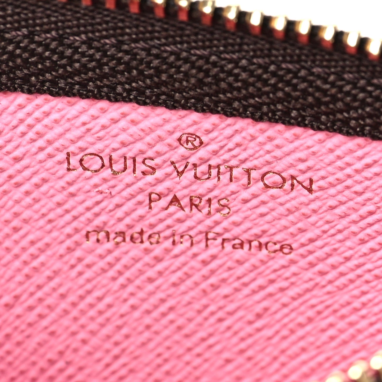 Monogram 2022 Christmas Animation Paris Key Pouch Pink