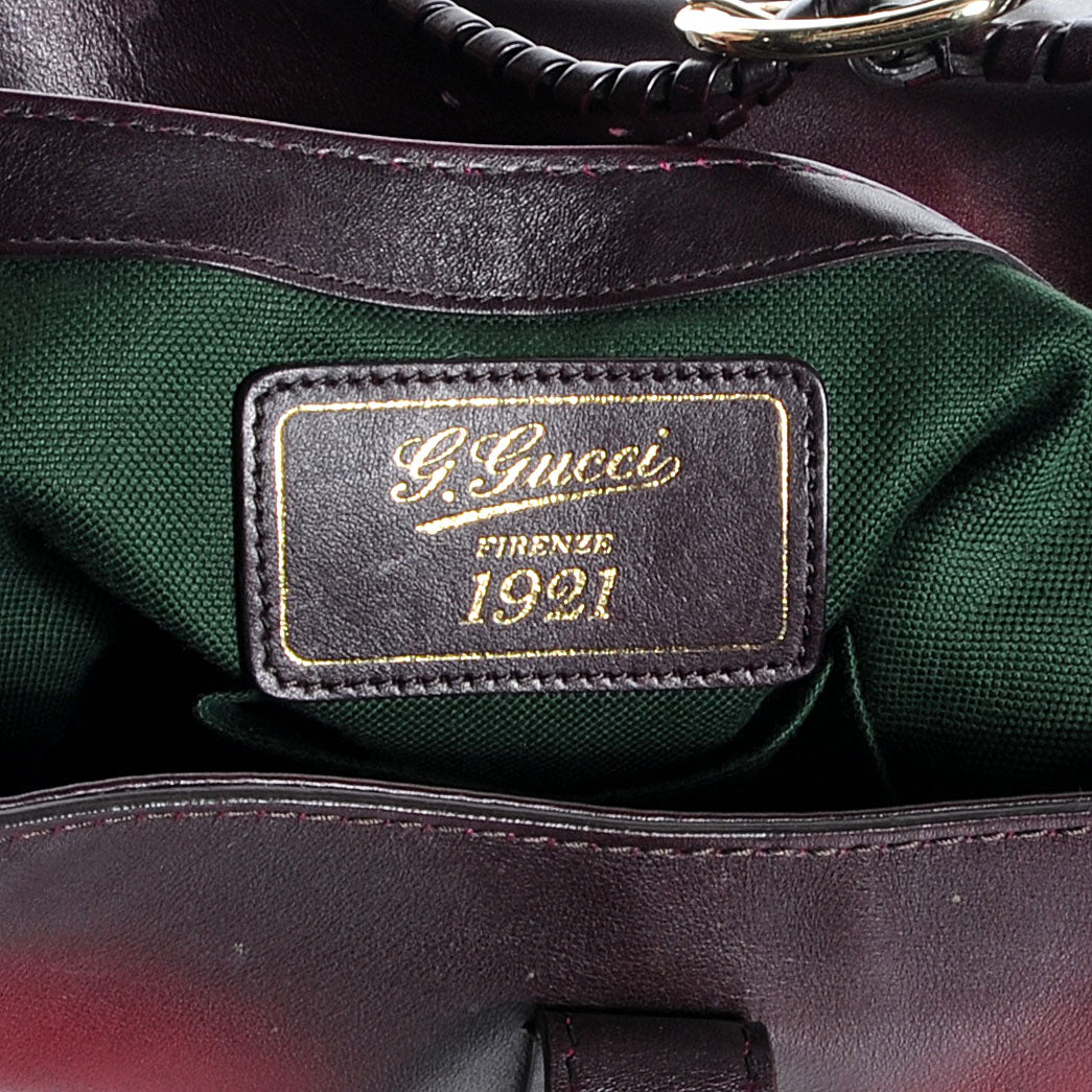 Leather 1921 Medium Shoulder Bag Cherry