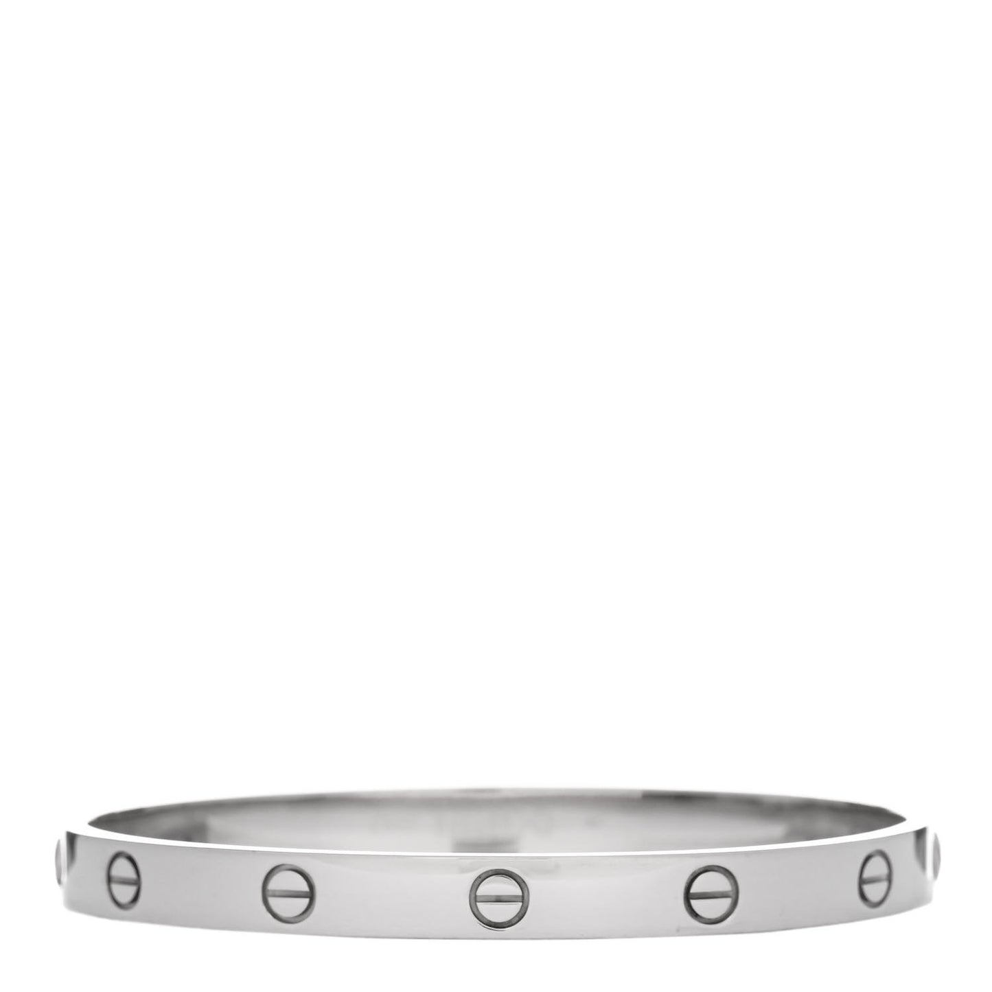 18K White Gold LOVE Bracelet 19