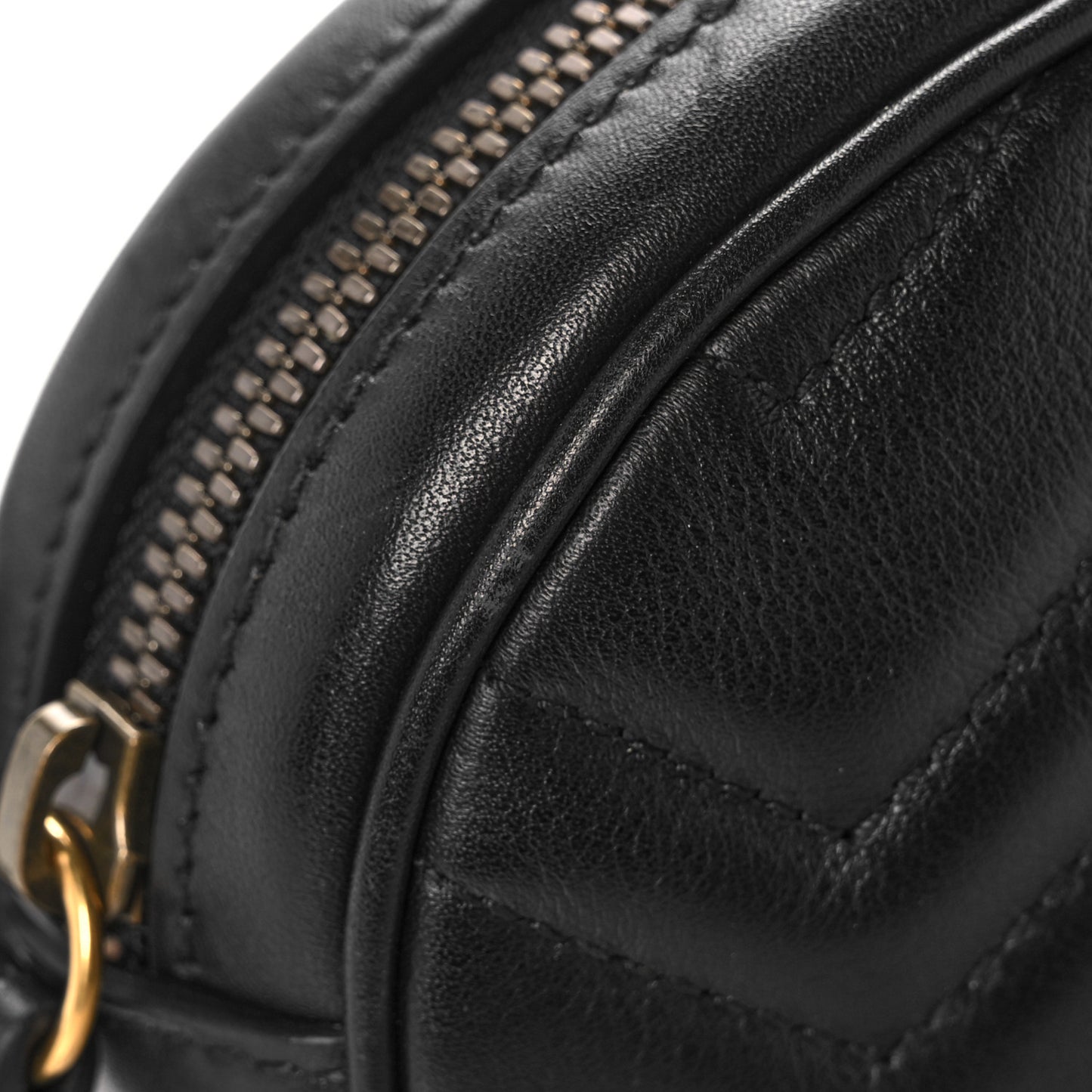 Calfskin Matelasse GG Marmont Belt Bag 95 38 Black