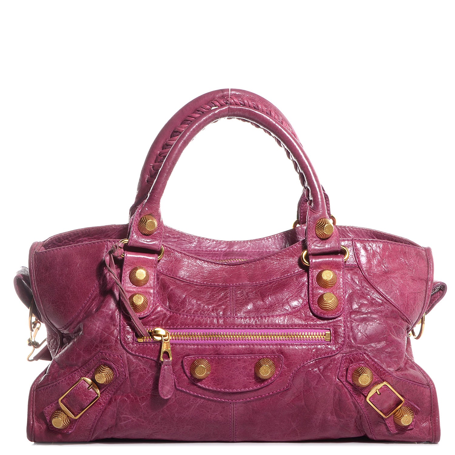 Balenciaga Agneau Giant 21 Gold Hardware Part Time Magenta 1 of 11