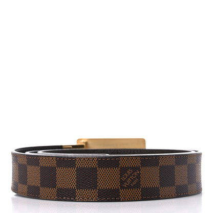 Louis Vuitton Damier Ebene Inventeur Reversible Belt 100 40 2 of 6