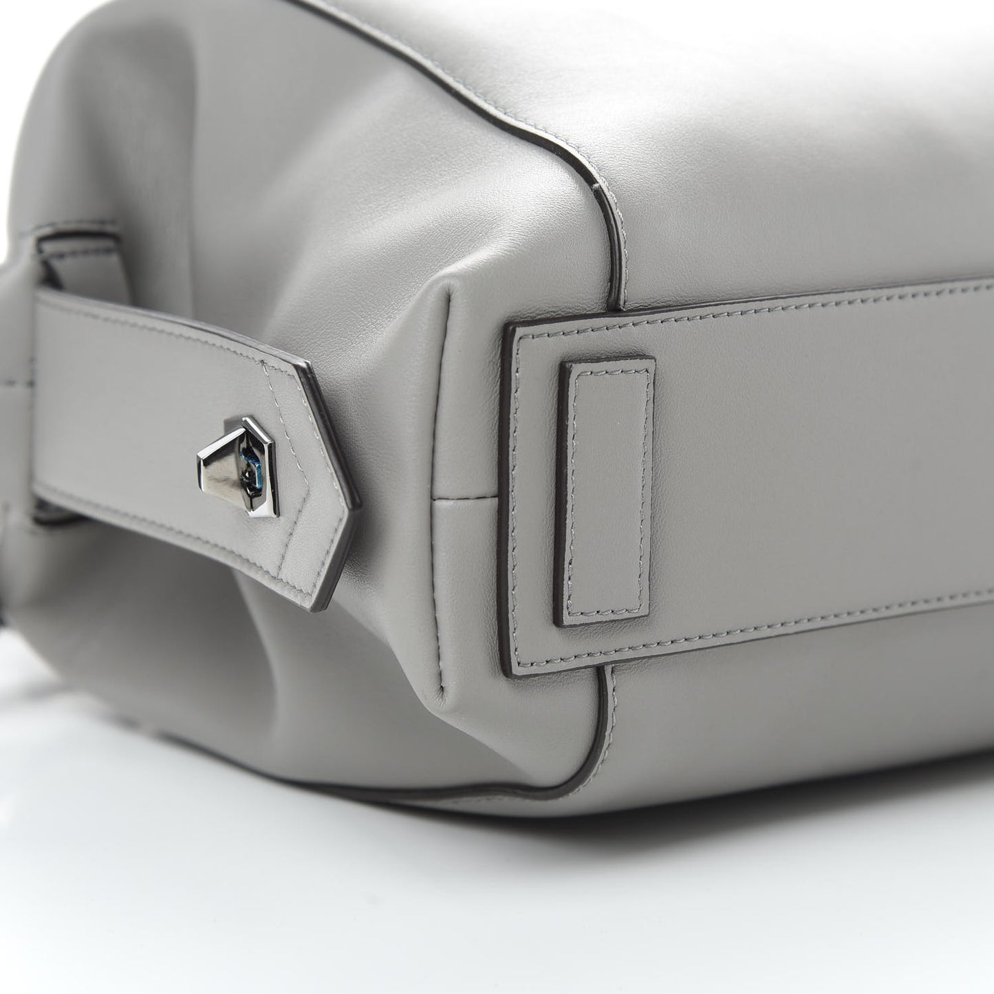 Calfskin Small Soft Antigona Pearl Grey