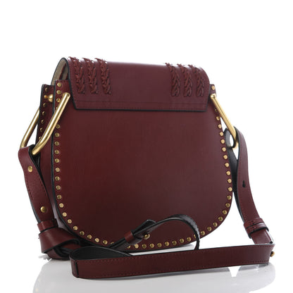 Chloe Calfskin Braided Small Hudson Shoulder Bag Sienna Red 3 of 8