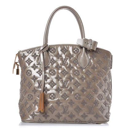Louis Vuitton Patent Lambskin Fascination Lockit Gris 1 of 8