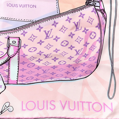 Louis Vuitton Silk Kit Square 90 Scarf Sunrise Pastel 2 of 3