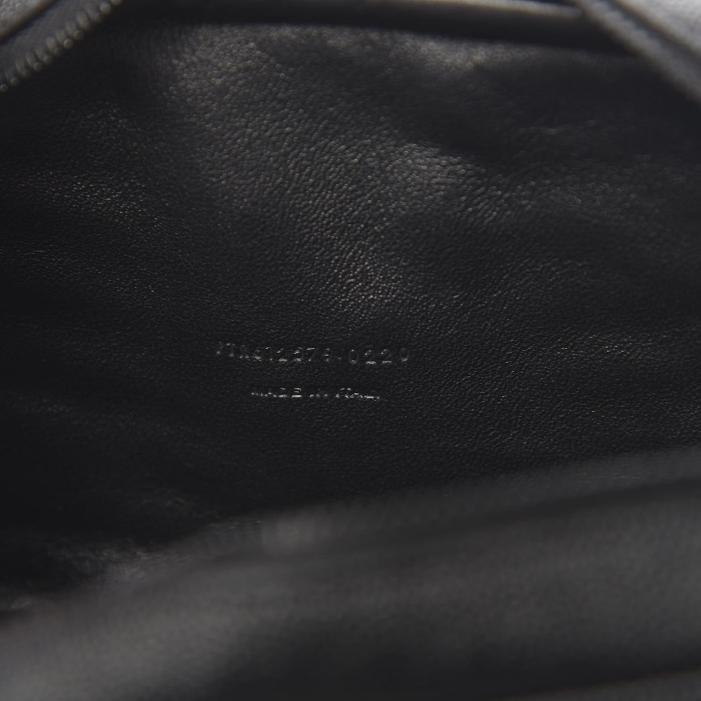 Grain De Poudre Matelasse Monogram Mini Lou Camera Bag Black