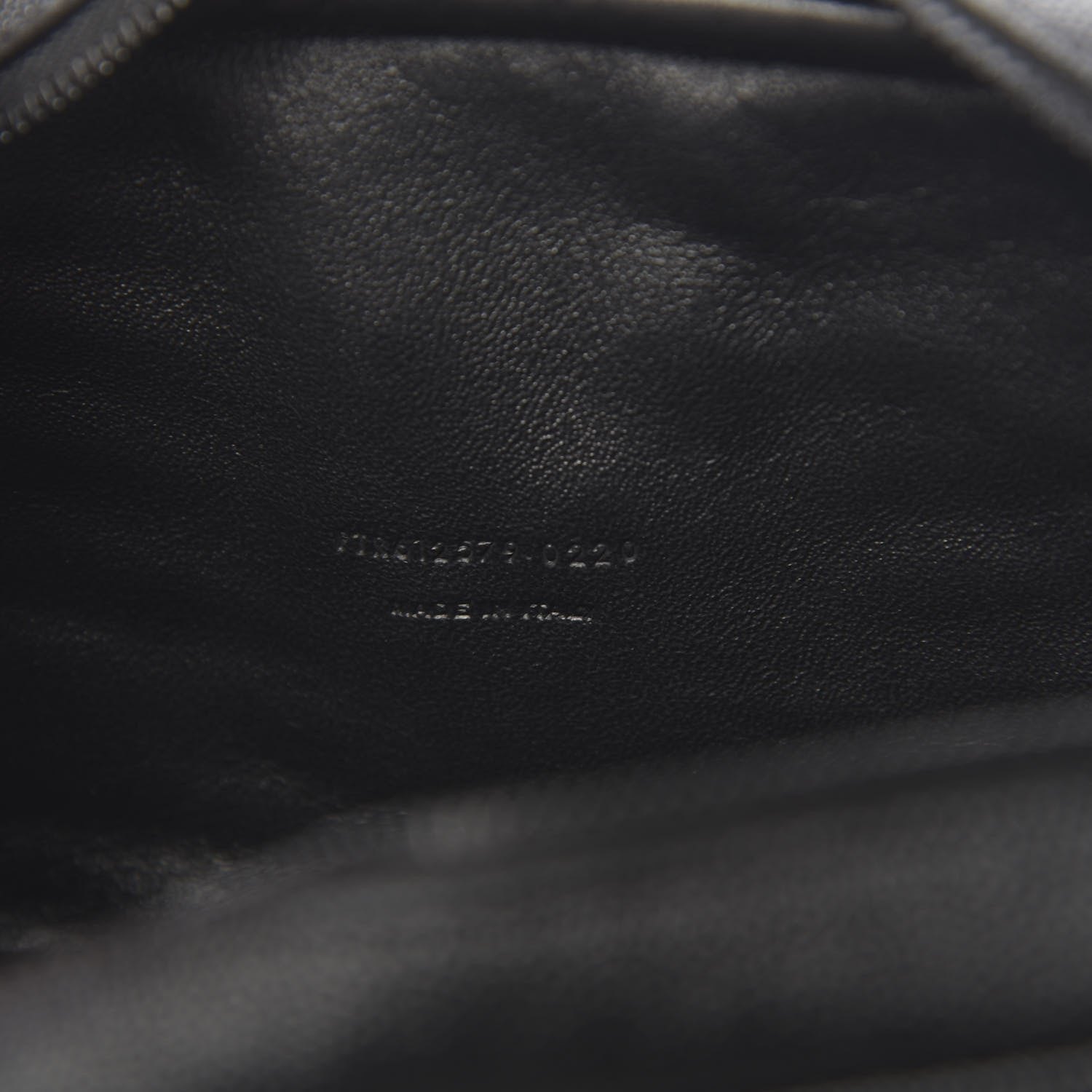 Saint Laurent Grain De Poudre Matelasse Monogram Mini Lou Camera Bag Black 7 of 12