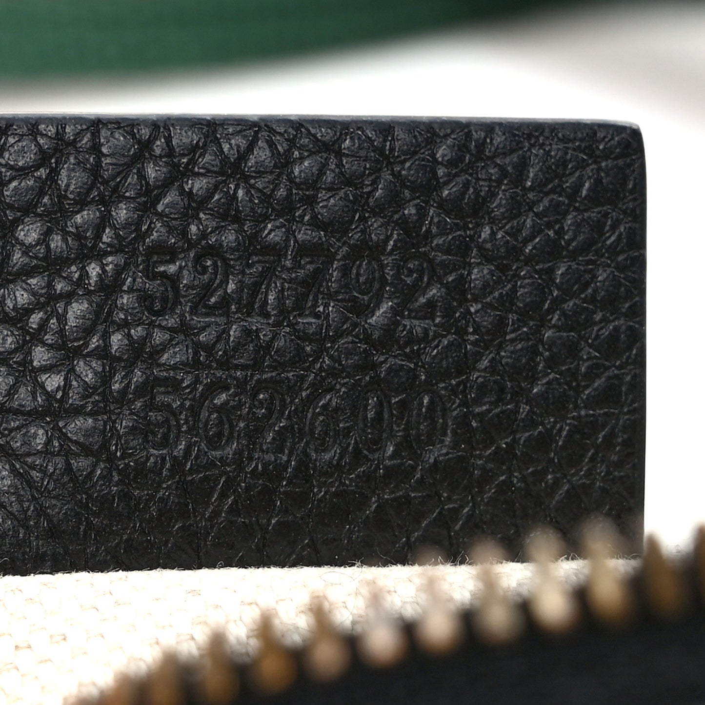 Grained Calfskin Small Logo Belt Bag Black