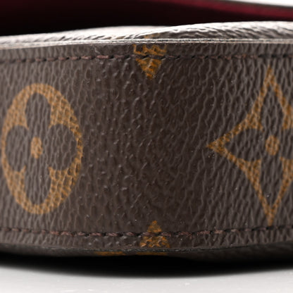 Louis Vuitton Monogram Pochette Felicie Chain Wallet Fuchsia 12 of 18