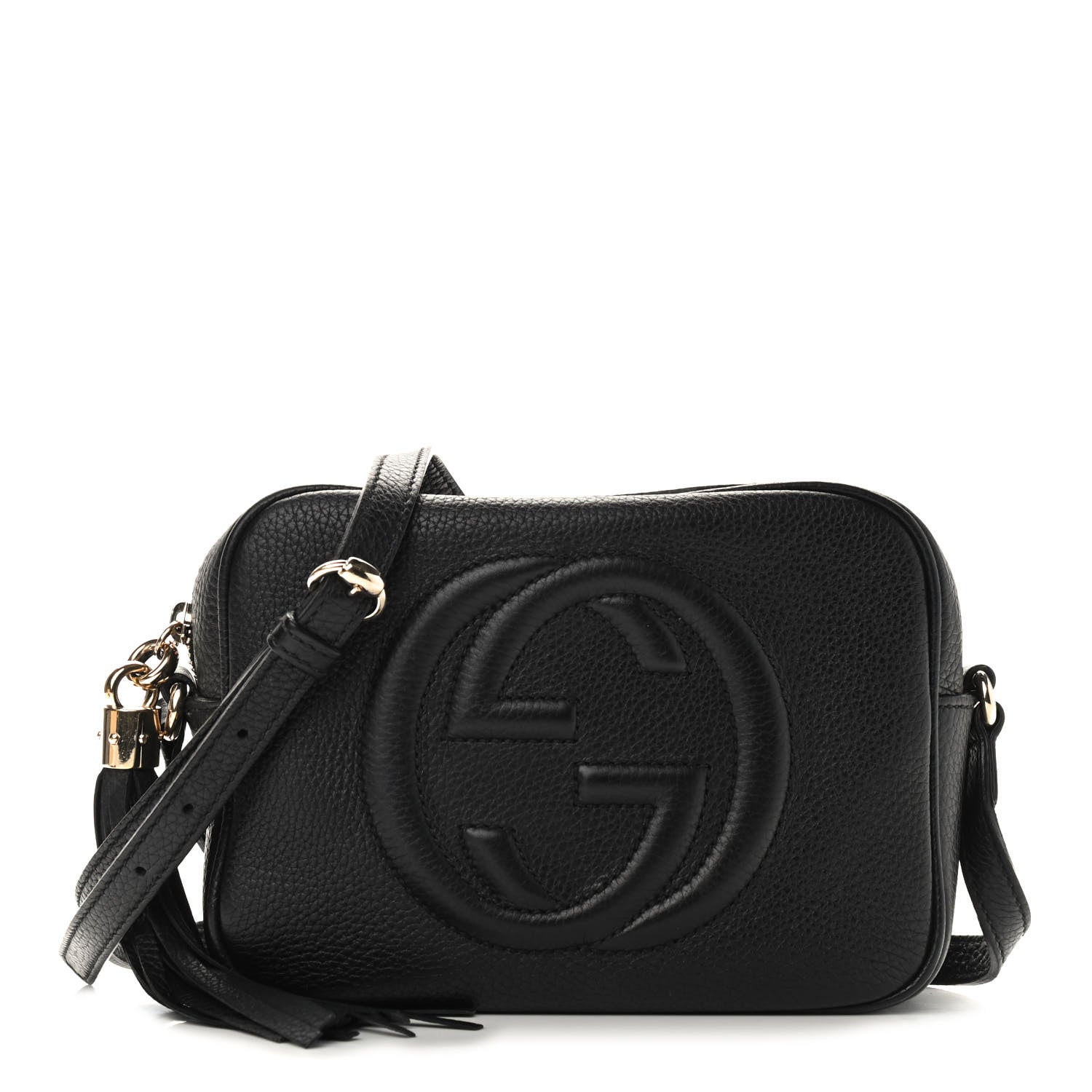Gucci Pebbled Calfskin Small Soho Disco Bag Black 1 of 9