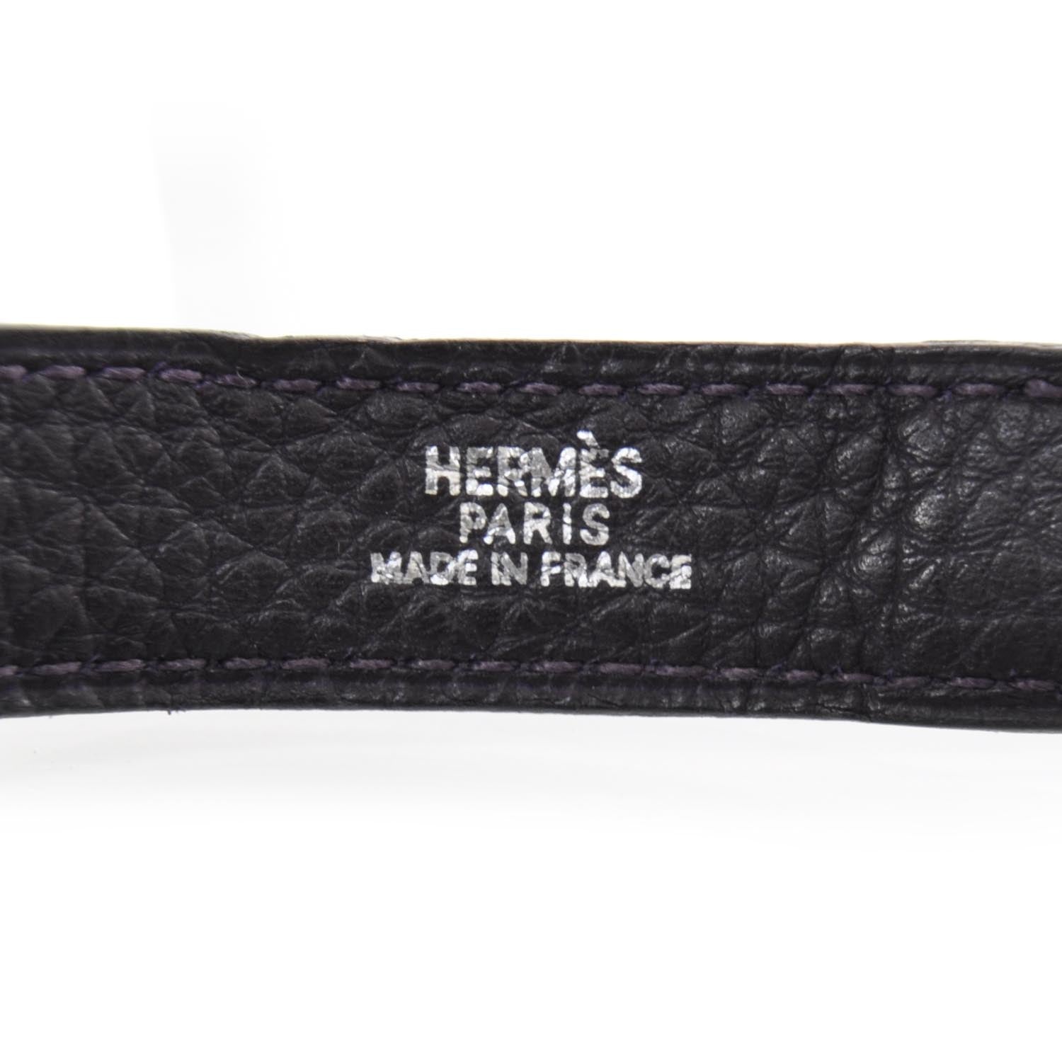Hermes Togo Dogon Wallet Waist Pouch Raisin Purple 8 of 8