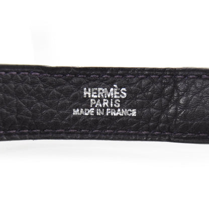Hermes Togo Dogon Wallet Waist Pouch Raisin Purple 8 of 8
