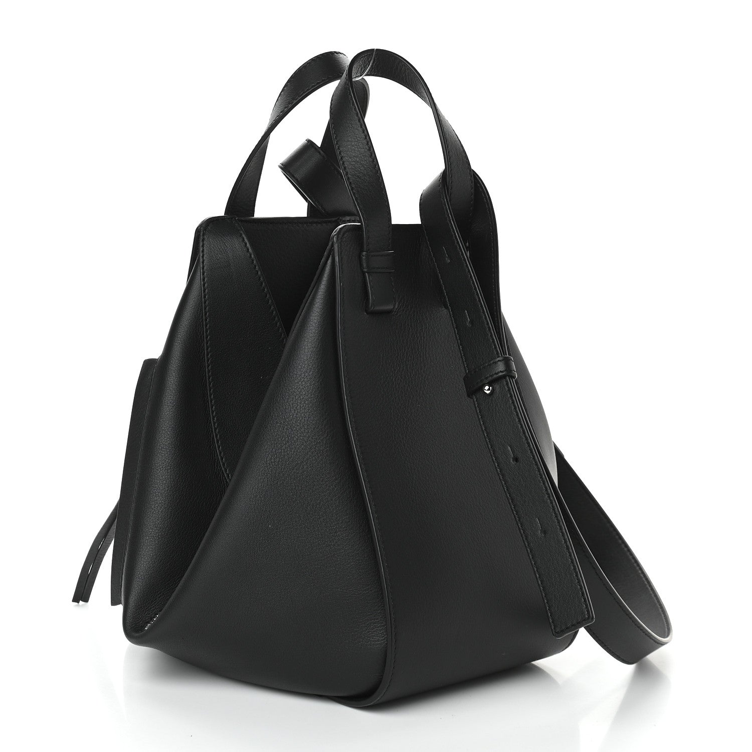 Loewe Calfskin Small Hammock Shoulder Bag Black 3 of 10