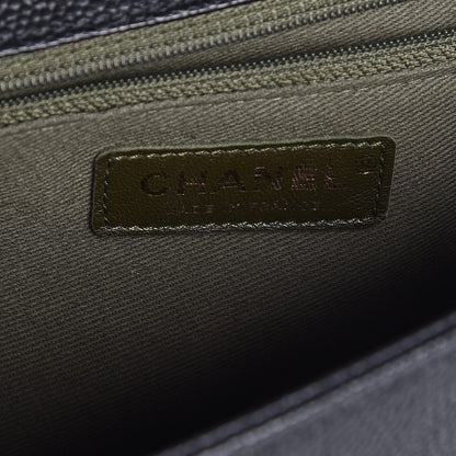 Chanel Caviar Quilted New Medium Boy Flap Black 6 of 7