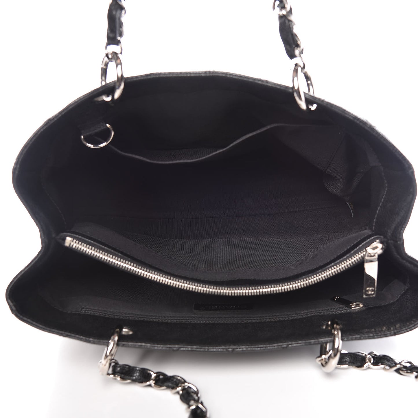 Caviar Quilted Grand Shopping Tote GST Black