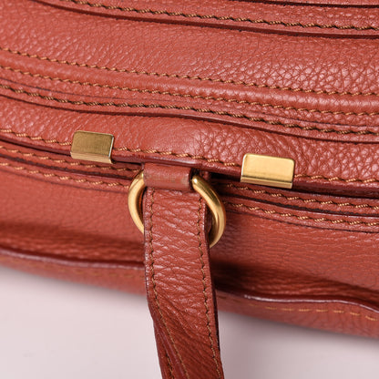 Chloe Calfskin Medium Marcie Satchel Clay 11 of 23
