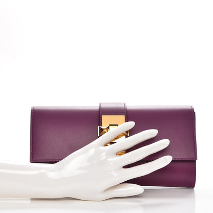 Hermes Tadelakt Medor 23 Clutch Anemone 2 of 7
