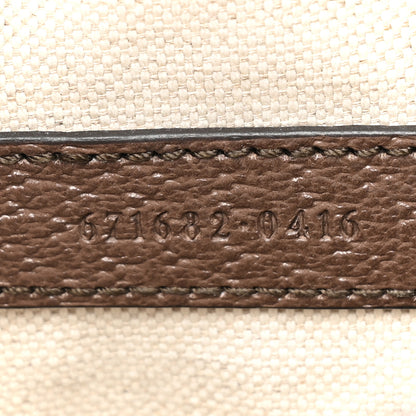 Gucci GG Supreme Monogram Web Mini Ophidia Double Zip Messenger Bag Beige New Acero 8 of 10
