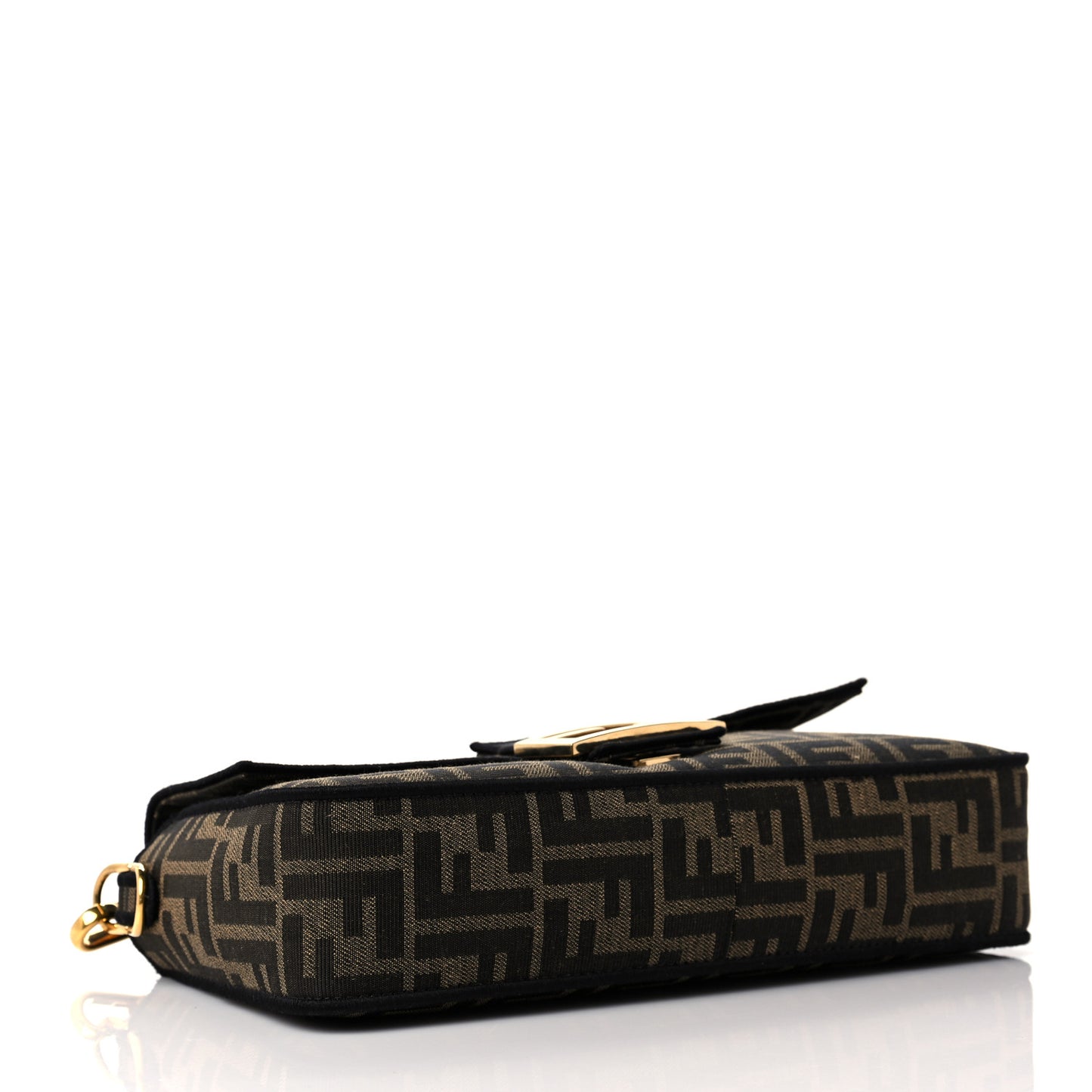 Fabric Jacquard FF 1974 Medium Baguette Tobacco Moro Black