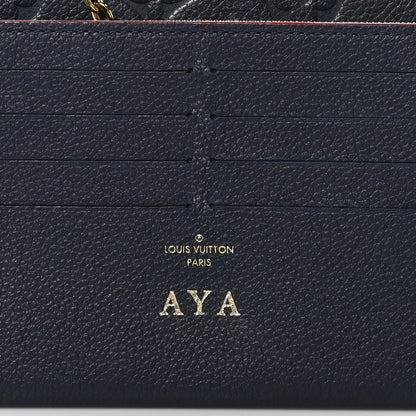 Louis Vuitton Empreinte Pochette Felicie Chain Wallet Marine Rouge 11 of 11