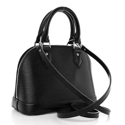 Louis Vuitton Epi Alma BB Black 3 of 10