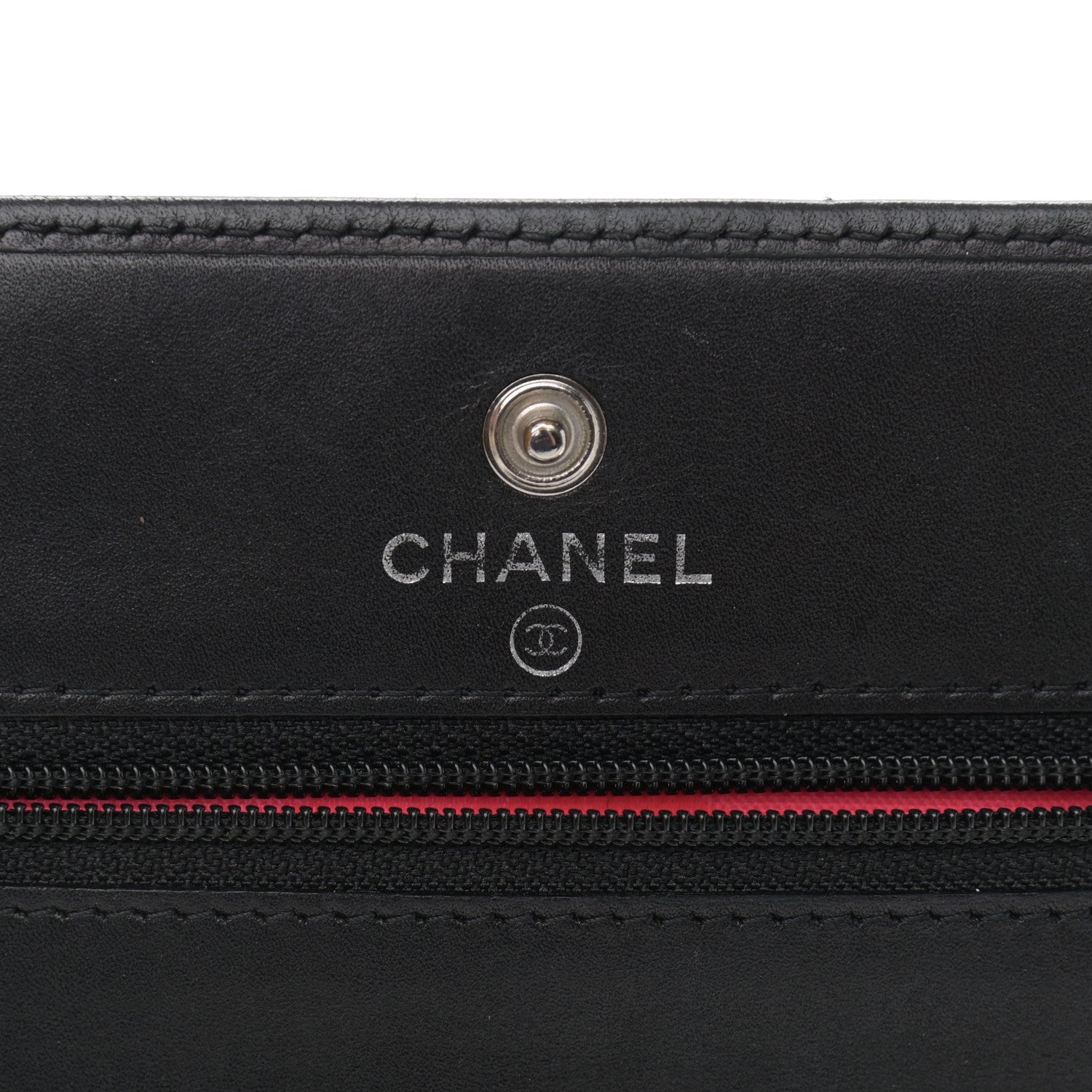Chanel Calfskin Quilted Cambon Wallet On Chain WOC Black 6 of 19