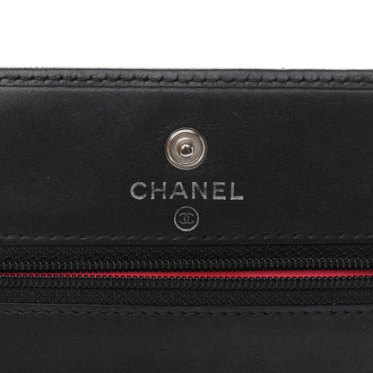 Chanel Calfskin Quilted Cambon Wallet On Chain WOC Black 6 of 19