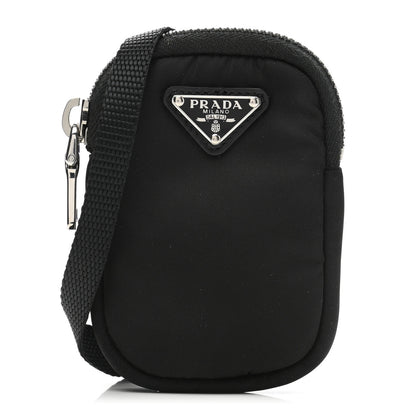 Prada Tessuto Nylon Mini Pouch Black Purse Black 1 of 7