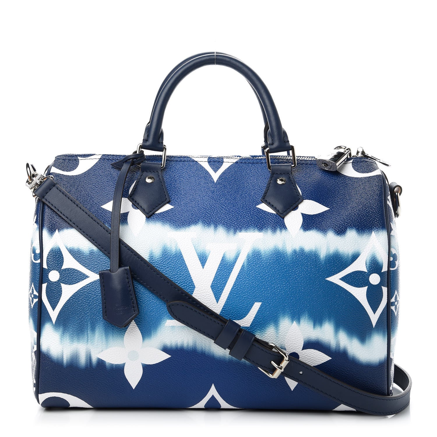 Louis Vuitton Monogram Escale Speedy Bandouliere 30 Blue 1 of 12