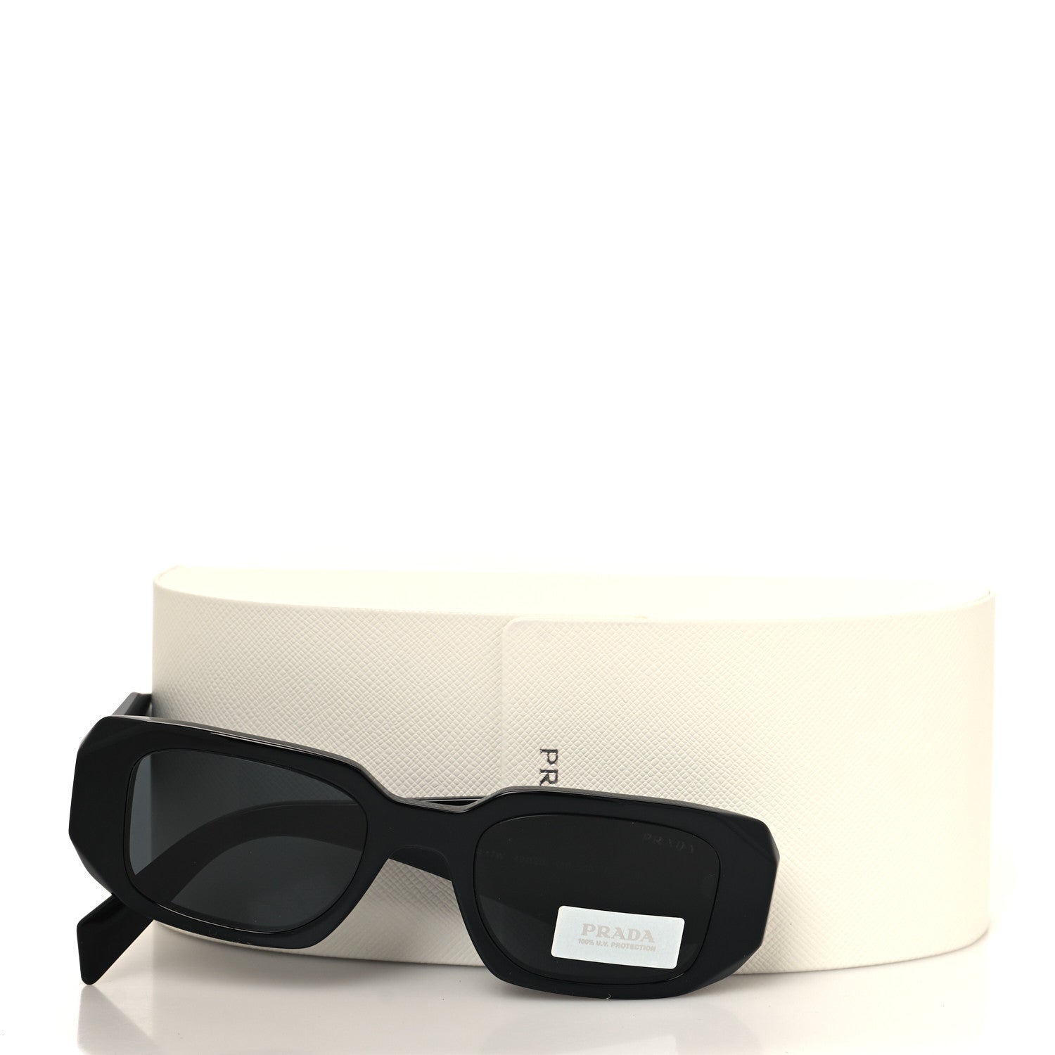 Prada Acetate Symbole Sunglasses SPR 17W Black 7 of 7