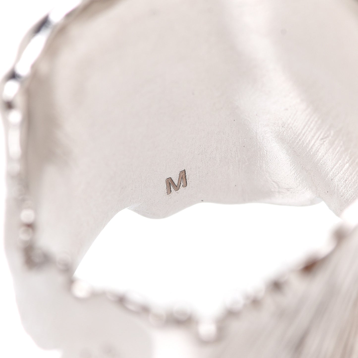 Metal GG Ring M Silver