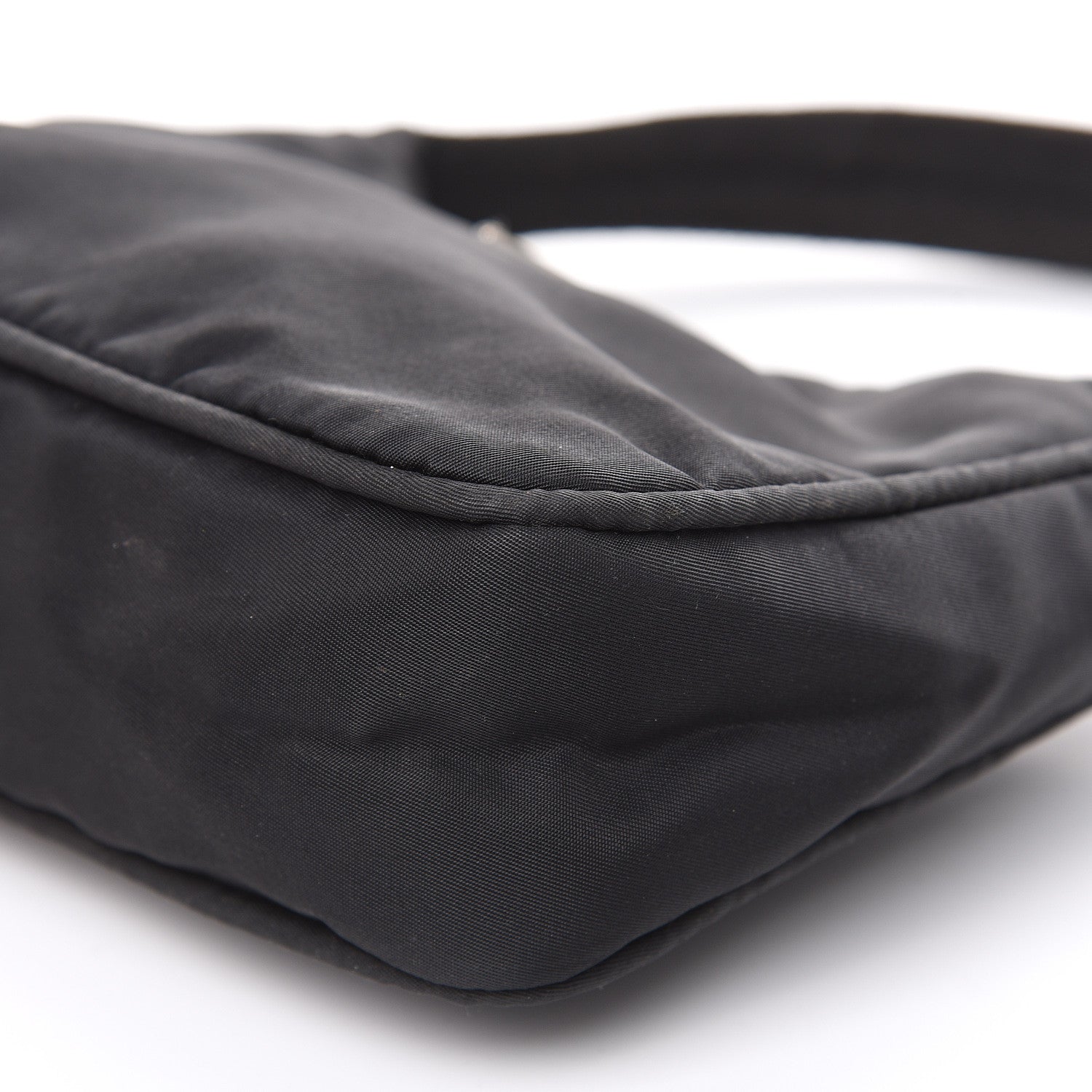 Prada Tessuto Nylon Hobo Black 9 of 16