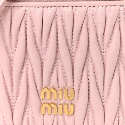 Miu Miu Nappa Matelasse Micro Vanity Case Alabastro 9 of 12