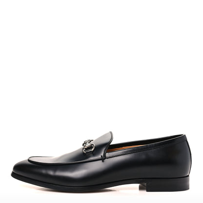 Gucci Betis Glamour Calfskin Mens Jordaan Loafers 9.5 Black 1 of 11