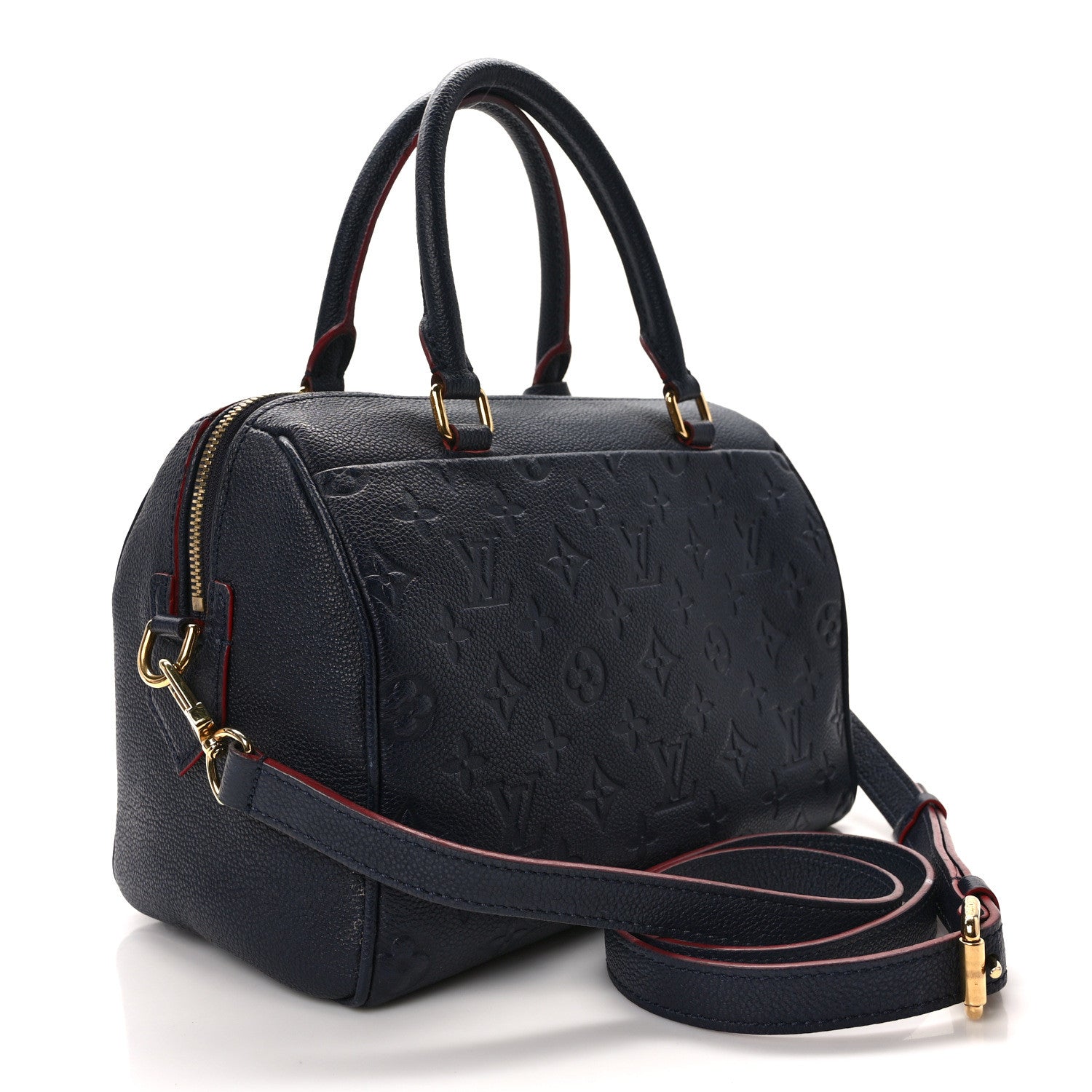 Louis Vuitton Empreinte Speedy Bandouliere 25 NM Marine Rouge 3 of 14