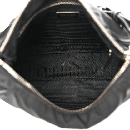 Prada Tessuto Nylon Shoulder Bag Black 5 of 12