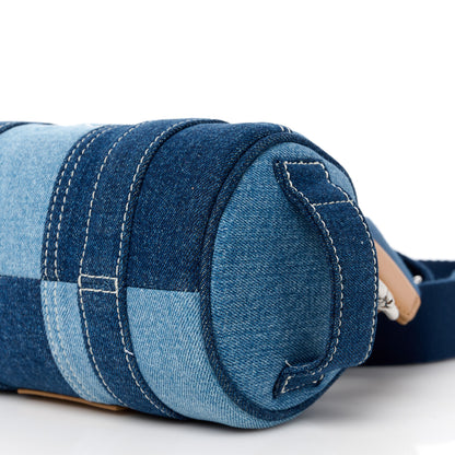 Marc Jacobs Denim Patchwork The Mini Duffle Bag Blue 11 of 11