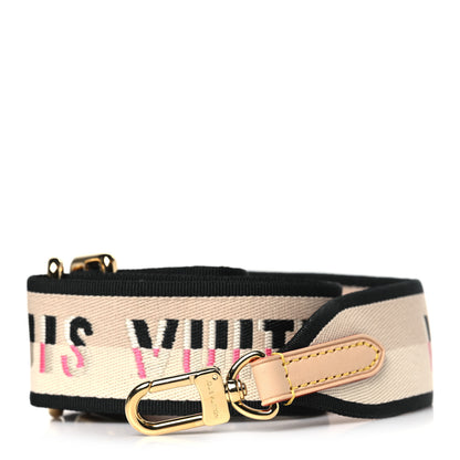 Louis Vuitton Jacquard Speedy Bandouliere 20 Shoulder Strap Black 1 of 4