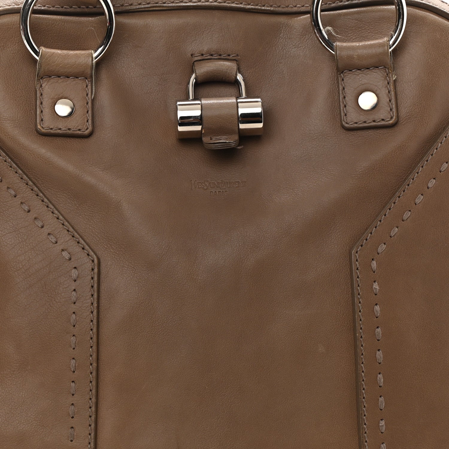 Saint Laurent Calfskin Large Muse Brown 8 of 15