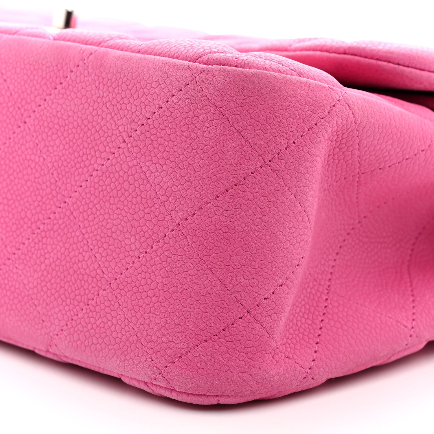 Chanel Iridescent Caviar Quilted Jumbo Double Flap Pink 10 of 10