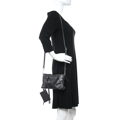 Balenciaga Agneau Classic Silver Hardware Nano City Anthracite 2 of 10