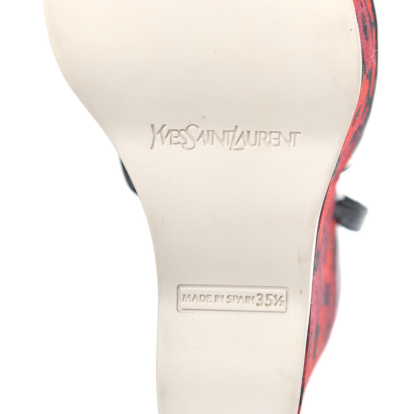 Patent Canvas Riviera Platform Wedge Sandals 35.5 Black Multicolor