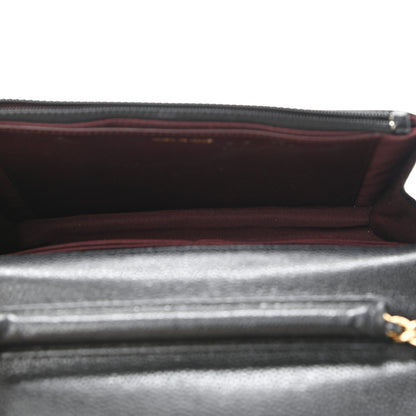 Chanel Caviar Quilted Wallet On Chain WOC Black 4 of 12