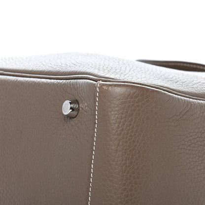 Hermes Taurillon Clemence Lindy 30 Etoupe 12 of 13