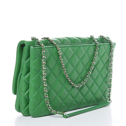 Chanel Calfskin Quilted Tender Touch Flap Bag Green 3 of 10