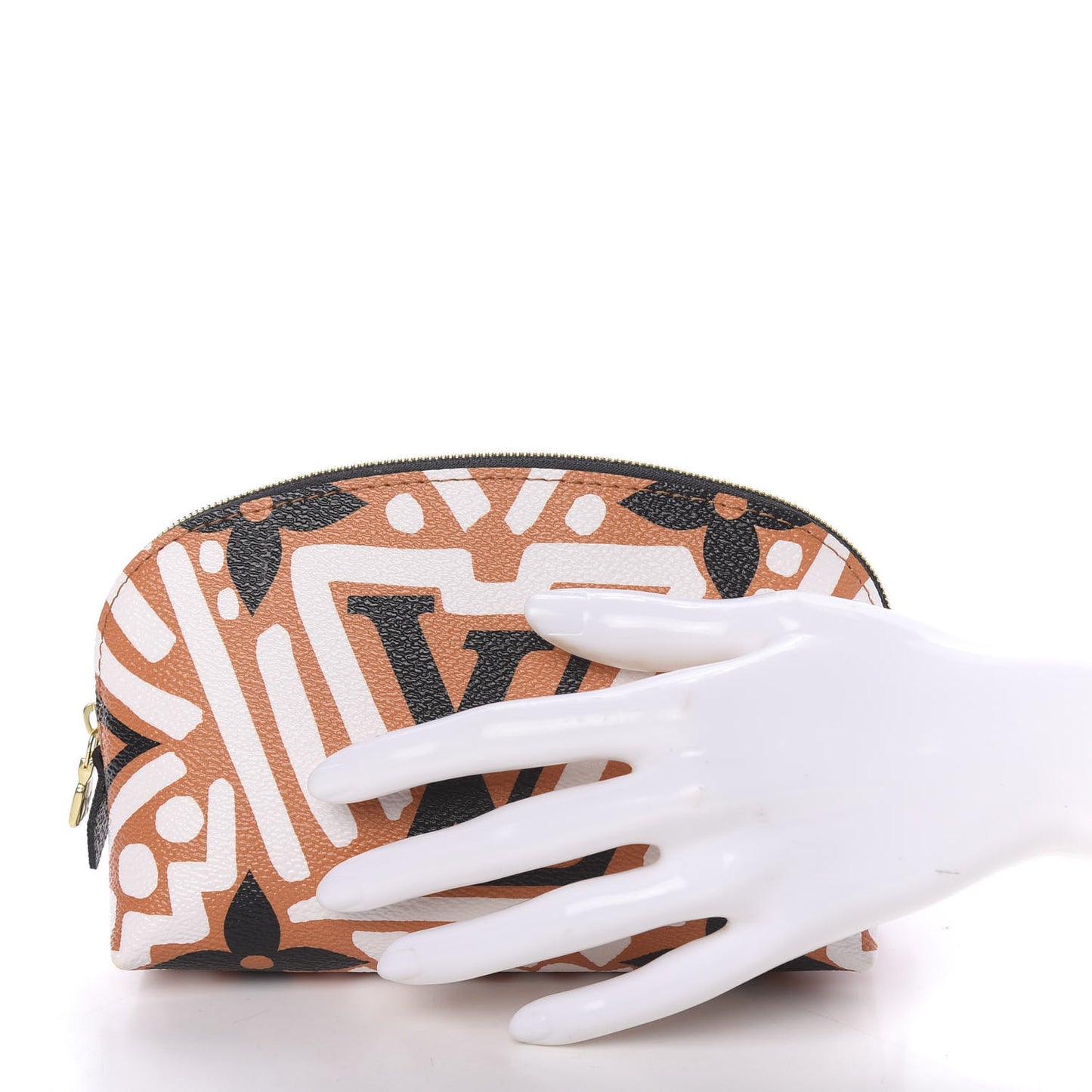 Monogram Giant Crafty Cosmetic Pouch Crème Caramel