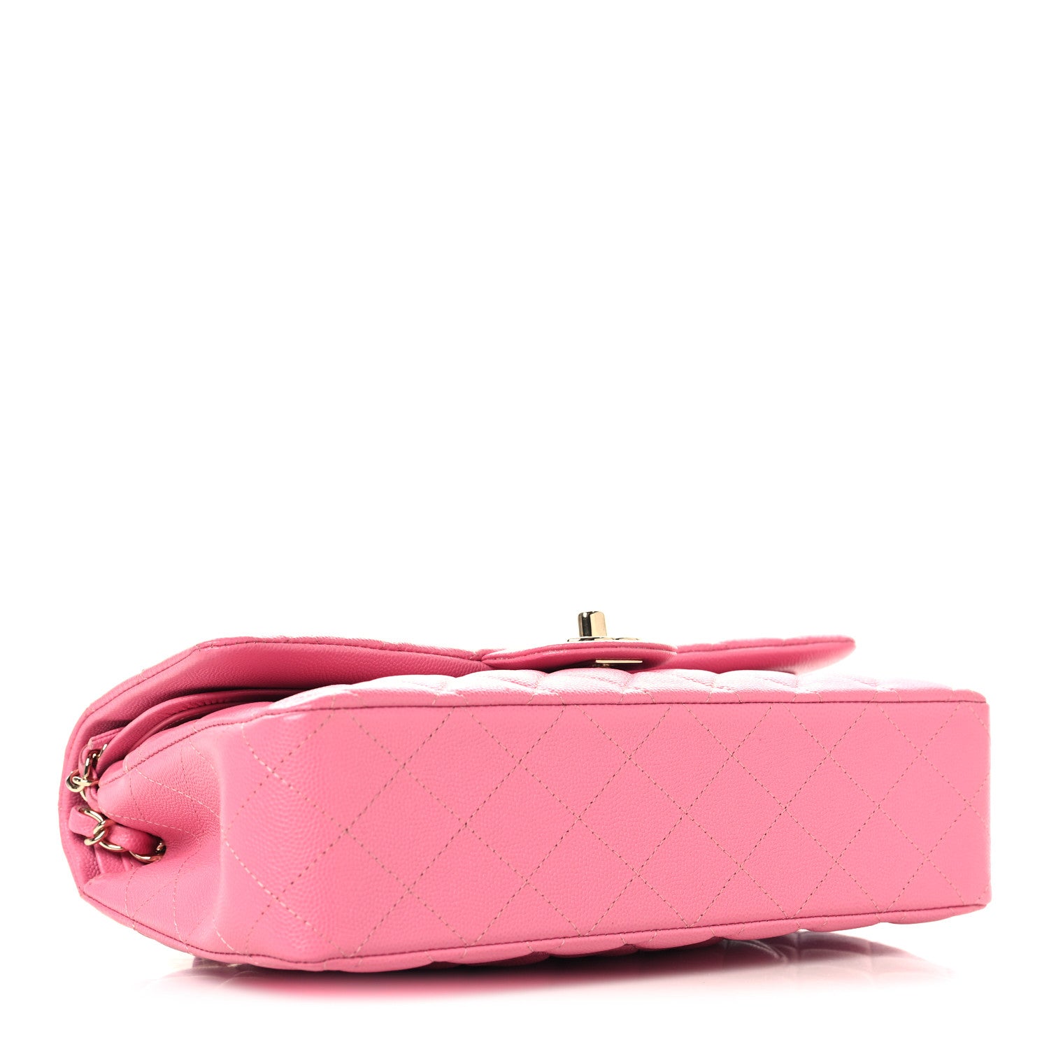 Chanel Caviar Quilted Medium Double Flap Pink 4 of 10
